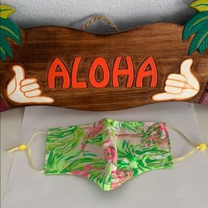 Lilly Pulitzer face mask